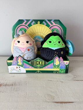 NIB Squishmallows Wicked Duo Plush Set